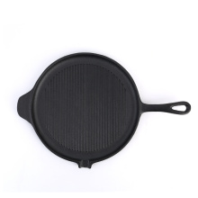 custom made cast iron bbq grill plate thin round grill pan for sale